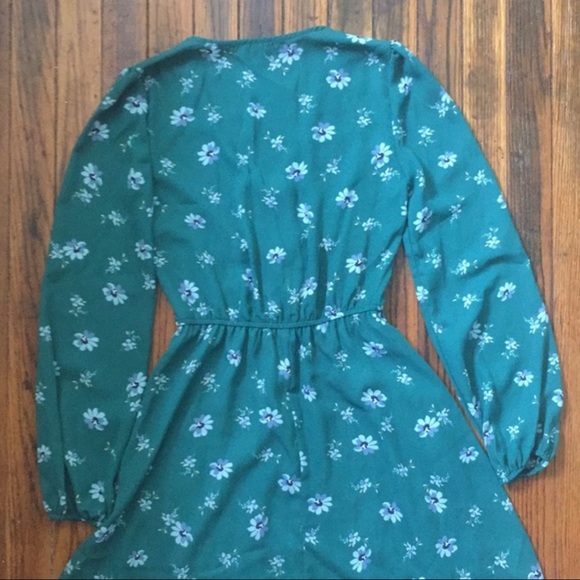 Miami Green Floral Dress New Without Tags - Picture 3 of 3